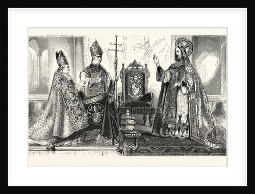 Exhibition Universal of the Industry. Products of Belgium. Embroidery for Church Ornaments. Paris, France, Exposition Universelle by Anonymous