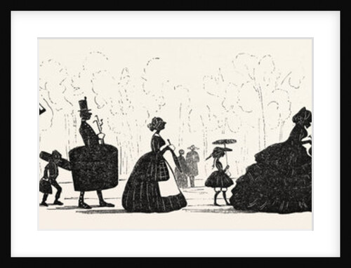 Waters Silhouettes: Arrival of a French Family by Anonymous