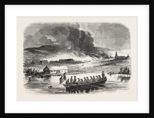 Fire of the Stores of Petropawloski by Anonymous