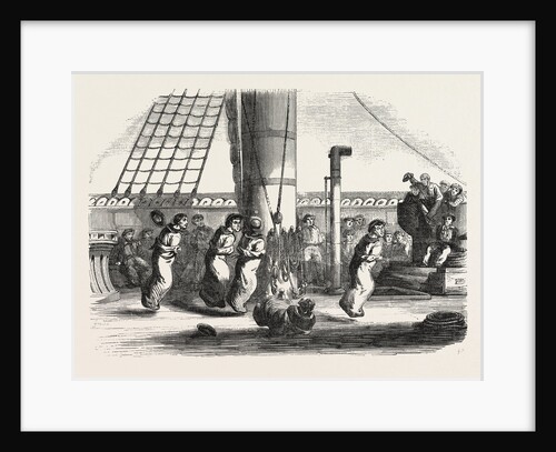 Recreations Aboard the Friedland: The Bags Race, 1855 by Anonymous