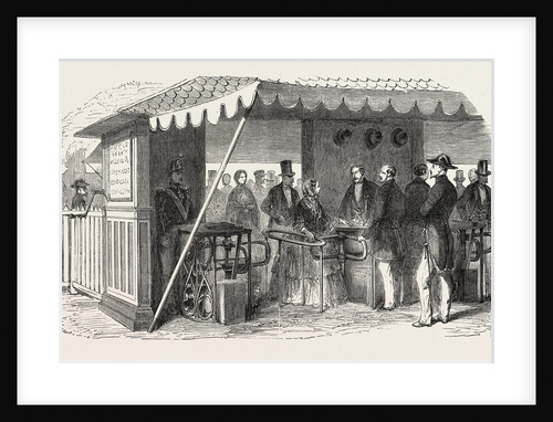 Expo Industry. The Turnstiles. Paris, France, Exposition Universelle by Anonymous