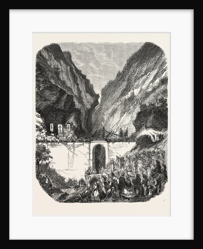 Opening Ceremony of the New Road Bridge Queyras (Hautes-Alpes), France by Anonymous