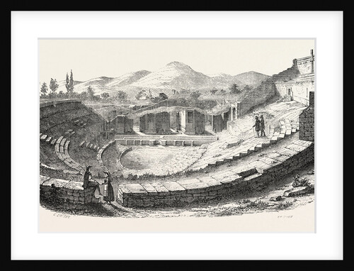 Pompeii: Theatre, Italy by Anonymous