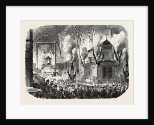 Celebration at Toulon, November 7, a Memorial Service in Honor of the Dead Soldiers in the Crimea, 1855 by Anonymous
