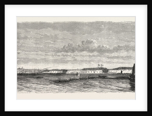 View of Fort Kinburn, Taken from La Lave, from His Battle Station by Anonymous