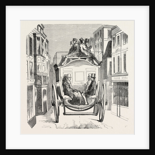 Model Adopted by the New Bus Company from the City of London. Interior Trim. 1855 by Anonymous