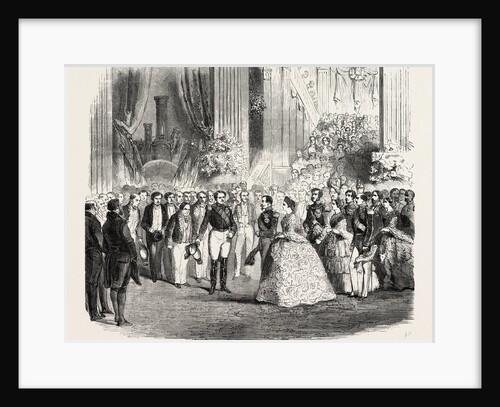 Reception Ll. Mm. At the Palais De L'Industrie, by Prince Napoleon and the Commission of the Exhibition. Paris, France, Exposition Universelle by Anonymous