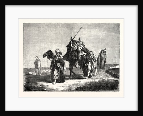 Convoy Funeral in the Desert of Suez, Egypt by Anonymous