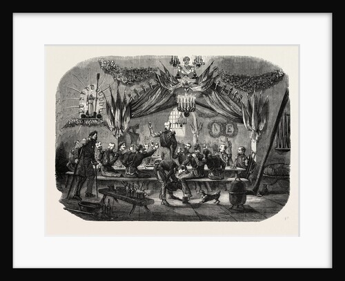 Celebrating the Feast of St. Barbara, Vincennes, 1855 by Anonymous