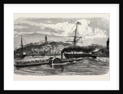 Boarding the Ship Le Cygne by the Austrian Empress, 1855 by Anonymous