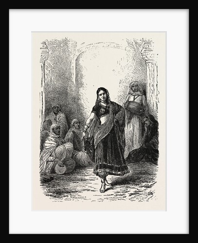 Dancing Girl of Mewat, India by Anonymous