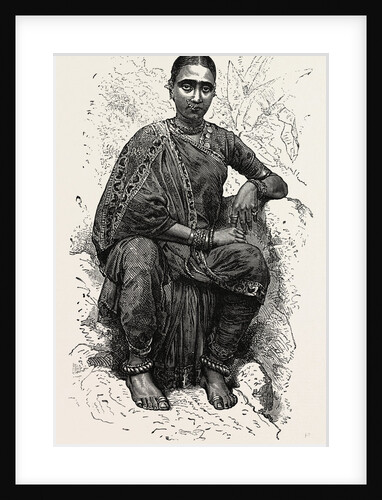 Young Woman of Madras, India by Anonymous
