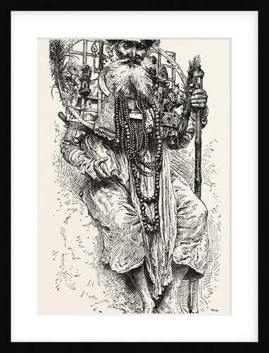 Indian Fakir Carrying a Large Circlet of Iron Around His Neck by Anonymous