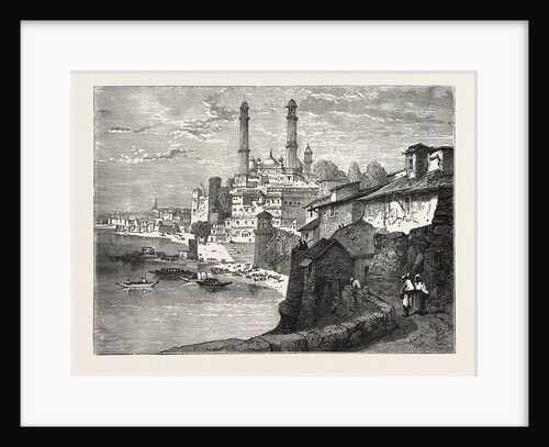 Benares, from the Ganges by Anonymous