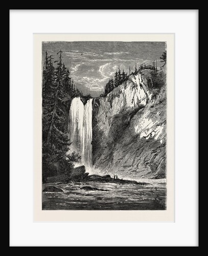 View of the Snoqualami Falls, Washington Territory by Anonymous