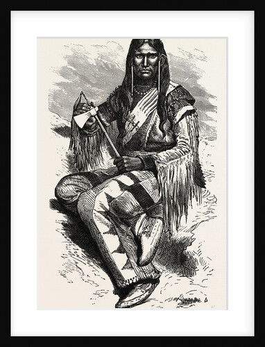 Warrior of Blood Indian Tribe by Anonymous