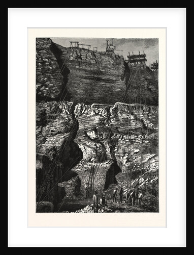 A Diamond Mine at Kimberley, Griqualand West by Anonymous