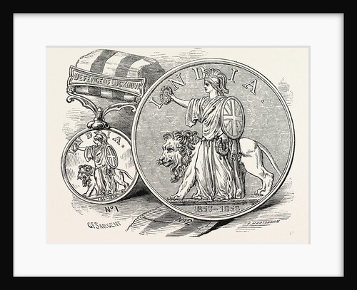 Given by Her Majesty, Queen Victoria, for Services in India by Anonymous