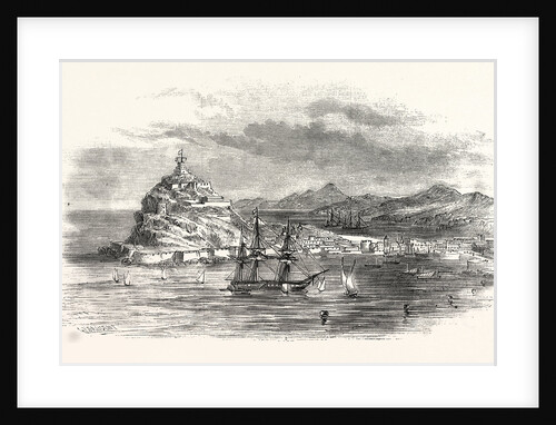 The Town and Harbour, of Ceuta, Morocco by Anonymous