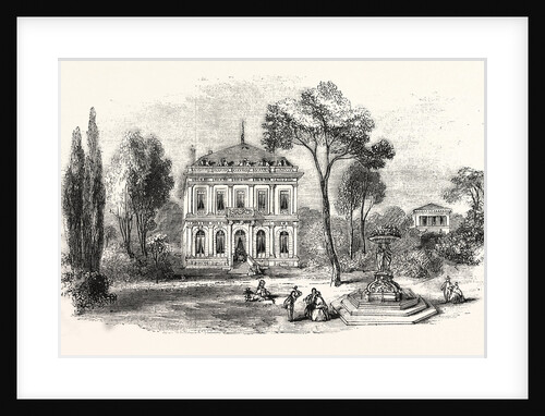Rossini's Villa at Passy an Area of Paris, France by Anonymous