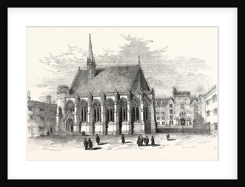 New Chapel, Exeter College, Oxford, Oxford University by Anonymous