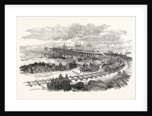 Present State of the Works at Port Said, Egypt by Anonymous