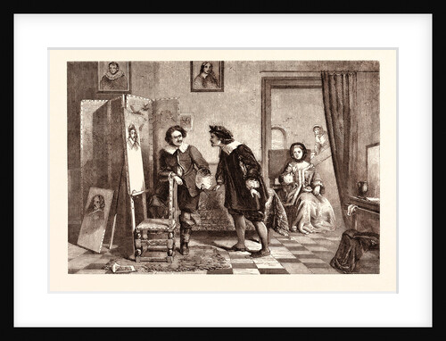 Anthony Van Dyck and Frans Hals by Anonymous