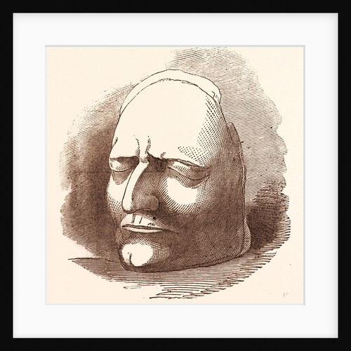 Posthumous Mask of Sir Isaac Newton by Anonymous