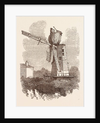 Rainsford Mill, Colchester, Struck by Lightning by Anonymous
