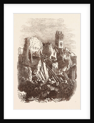 Ruins of a House, after the Earthquake, at Melfi by Anonymous