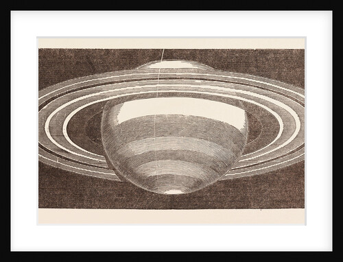 Planet Saturn As Seen in November, 1852, But Altered for a Non-Inverting Telescope by Anonymous