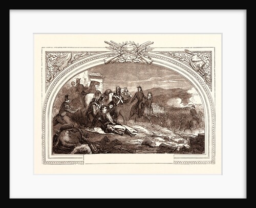 Death of Sir John Moore at the Battle of Corunna, January 16th, 1809, Galicia, Spain by Anonymous