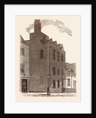 The Last London Residence of Sir Isaac Newton by Anonymous