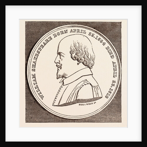 The Beaufoy Medal, in Commemoration of the Birth and Death of Shakespeare by Anonymous