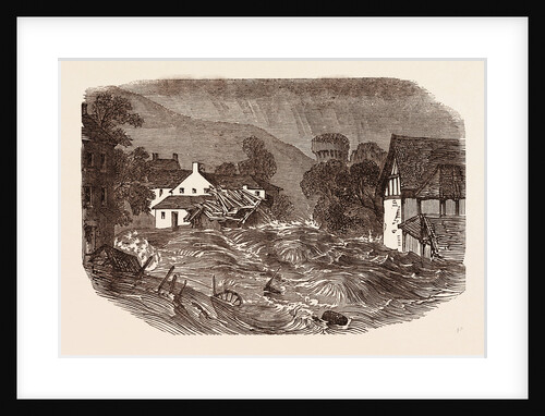 Great Flood at Brecon, South Wales, July 9, 1853 by Anonymous