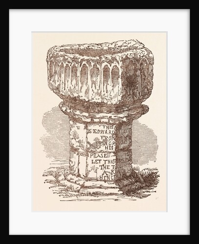 October 13th, St. Edward the Confessor's Day: The Confessor's Font, from Islip by Anonymous