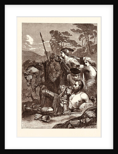 The Death of Marmion by Anonymous