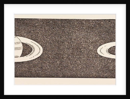 Relative Dimensions of Saturn, 1858. January 30, 1858. October 15, 1858 by Anonymous