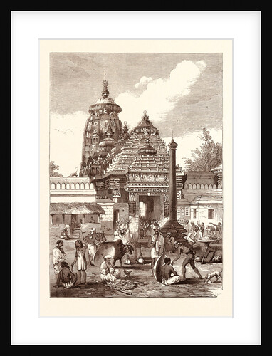 Juggernaut: The Entrance to the Temple. Jagannath Temple in Puri, Orissa, India by Anonymous