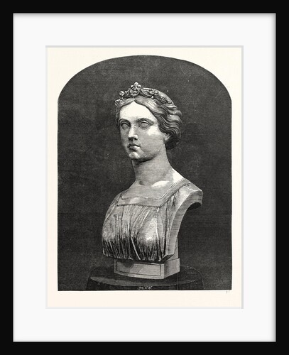 Marble Bust of the Princess Frederick William of Prussia by Anonymous