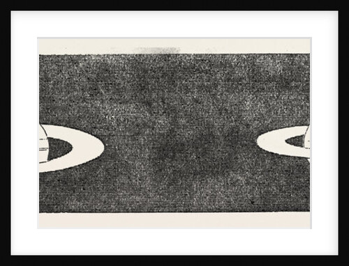 Rings and Ball of Saturn, 1859. January, and November by Anonymous