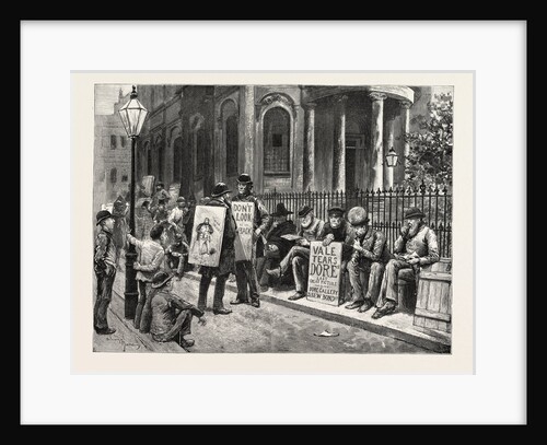 Sandwich Men in the Strand London by Anonymous