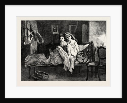 Girls in Bed, Girl Near the Window by Anonymous