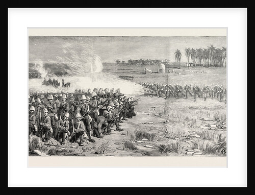 The Nile Expedition a Sham Fight Between the Camel Corps and the Royal Sussex Regiment from a Sketch by a Military Officer by Anonymous