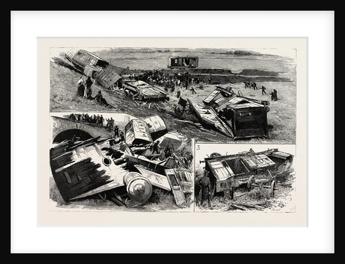 Railway Accident at Bullhouse Bridge, Penistone, Near Sheffield by Anonymous