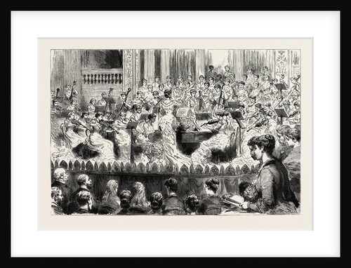 Concert by Viscountess Folkestone's Ladies Orchestra at the Prince's Hall, Piccadilly, London by Anonymous