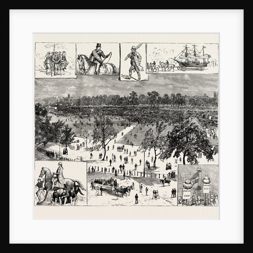 The Great Reform Demonstration in Hyde Park, London by Anonymous