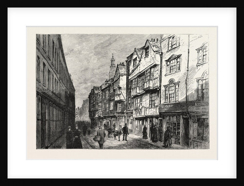 Old Houses in Wych Street, London, Demolished by Anonymous