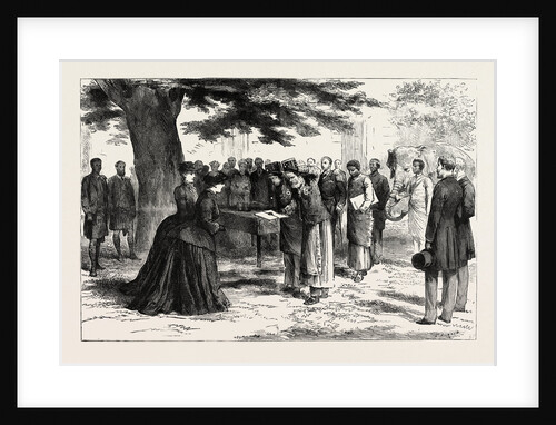 Envoys from Abyssinia Presenting King John's Gifts to Queen Victoria at Osborne by Anonymous