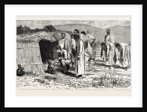 With Admiral Hewett's Mission to Abyssinia Dr Gimlette and His Little Patient at Adowa, Abyssinia, Ethiopia by Anonymous